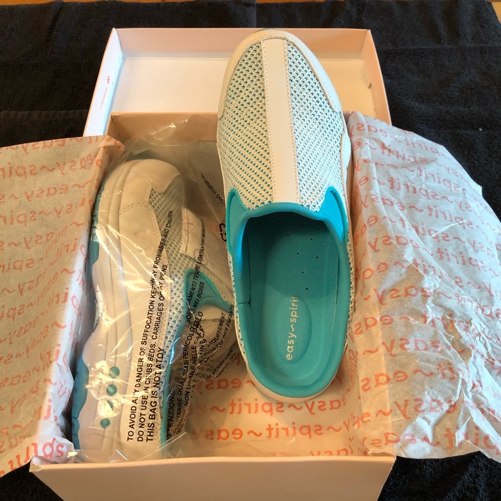 Easy Spirit mesh mules